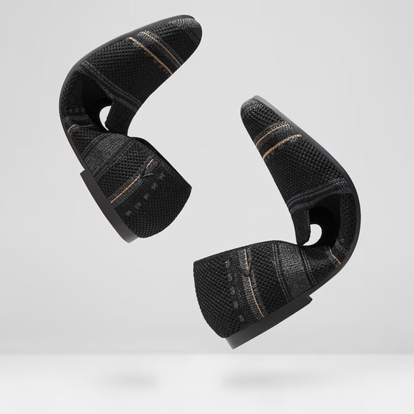 Vivaia Round Toe Striped Loafers Shoes Slip On Comfortable Washable Gray Size 8 - Picture 4 of 14